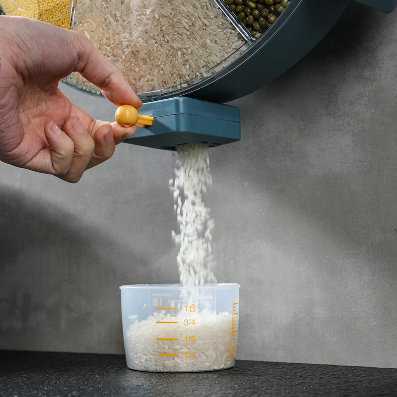 Grain Dispenser Compartments Dry Food