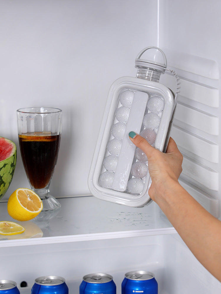 Vacane Ice Ball Maker 2-In-1 Cold Water Bottle