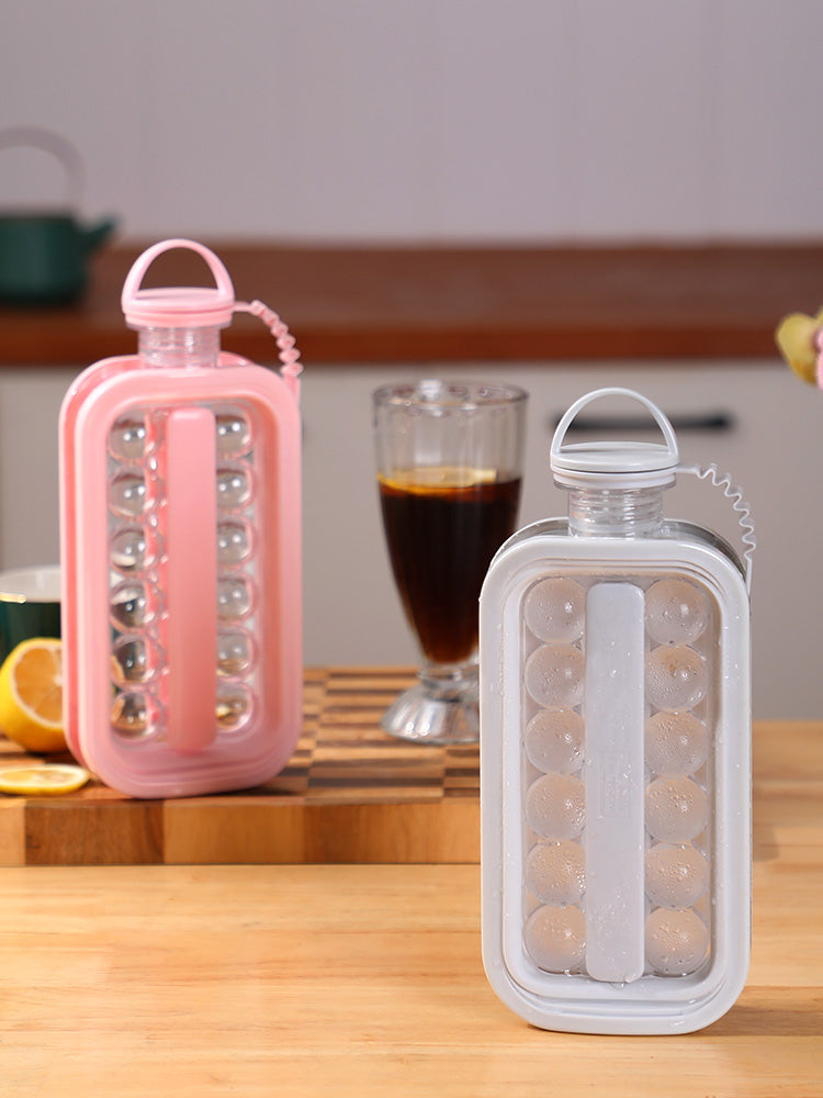 Vacane Ice Ball Maker 2-In-1 Cold Water Bottle